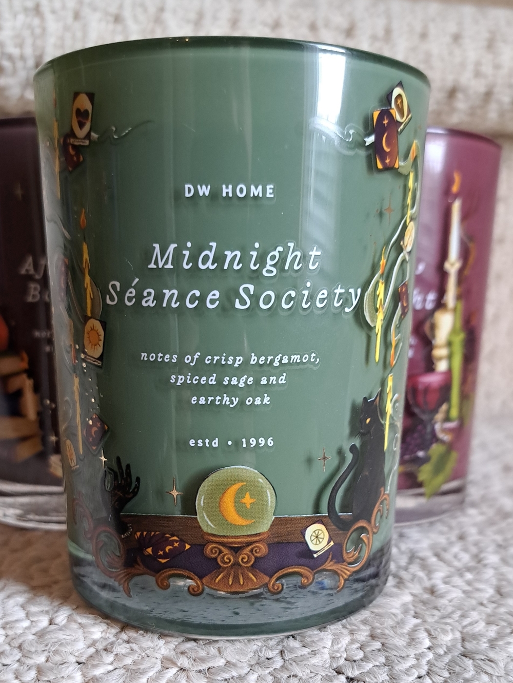 DW Home Midnight Seance Society Wooden Wick Candle NEW!